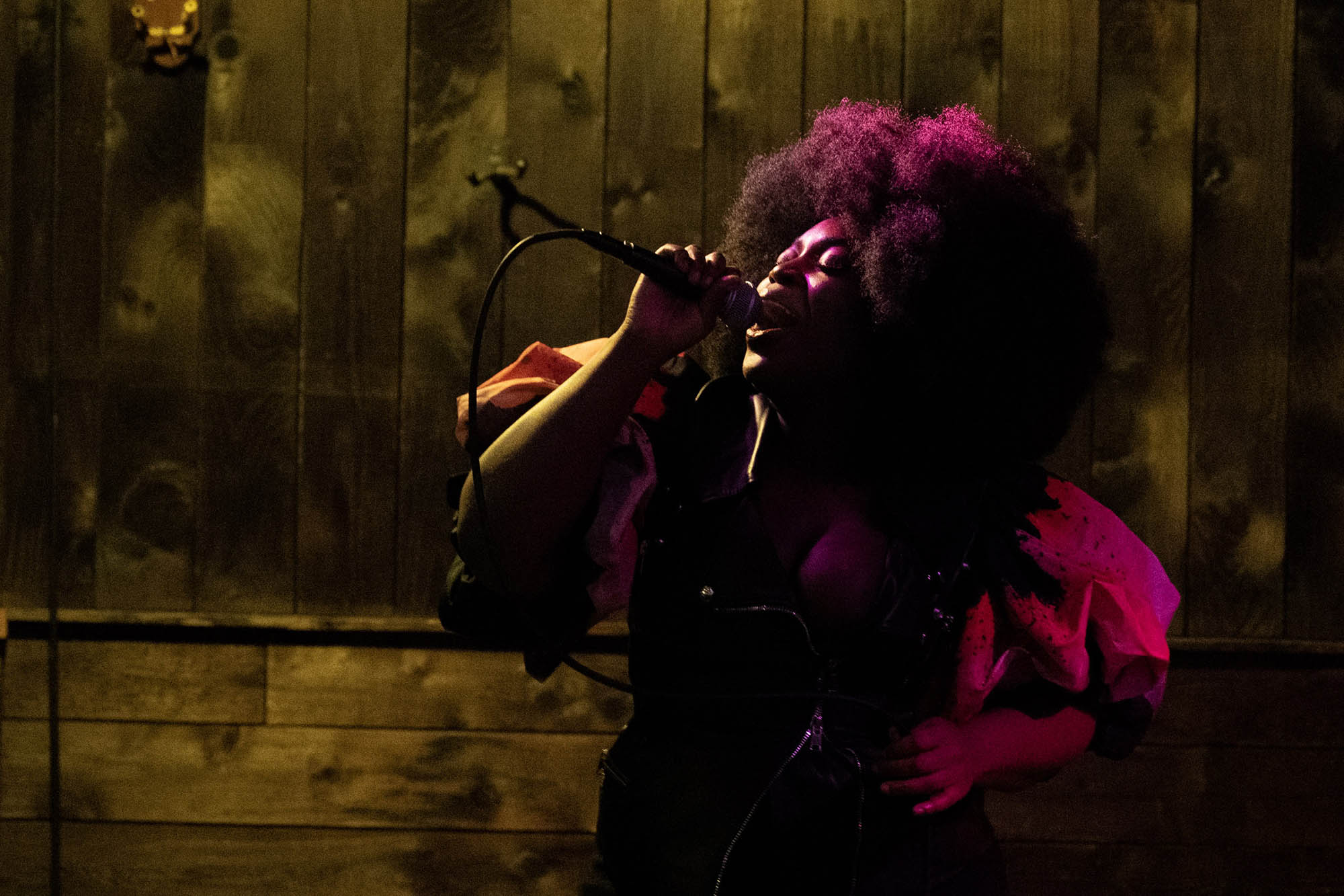 Singer Shaina Shepherd performing at the Cloudbreak Music Festival in Seattle, Washington
