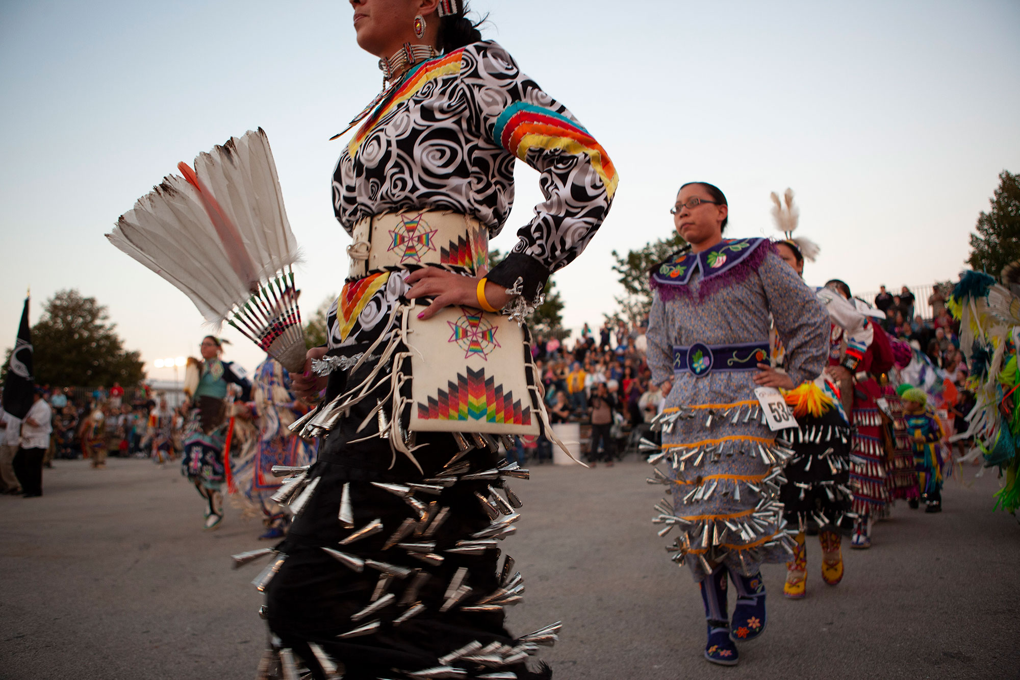 Performers during the Indian Summer Festival in Milwaukee, Wisconsin
