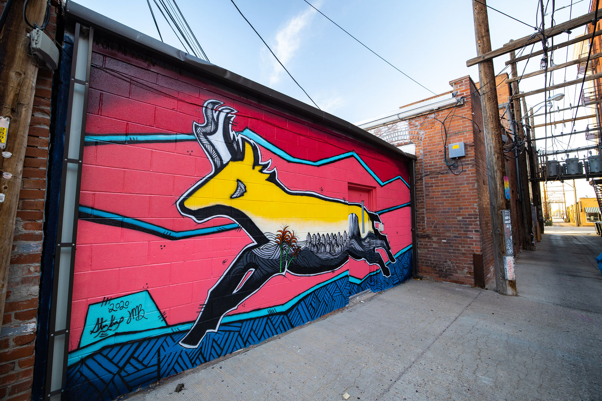 Colorful mural in downtown Cheyenne, Wyoming; Credit: Whitney James
