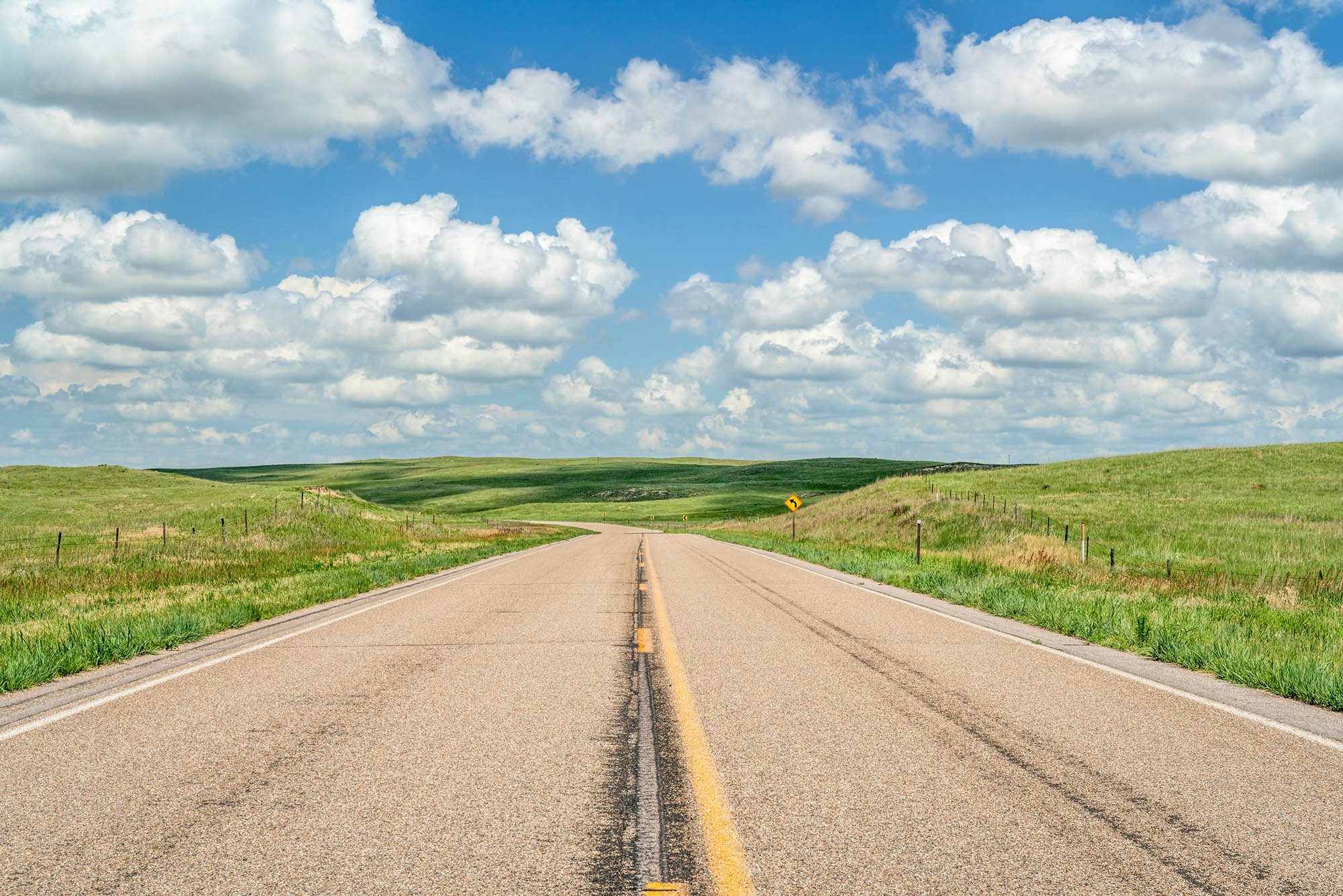 Scenic drive through the Sandhills of Nebraska