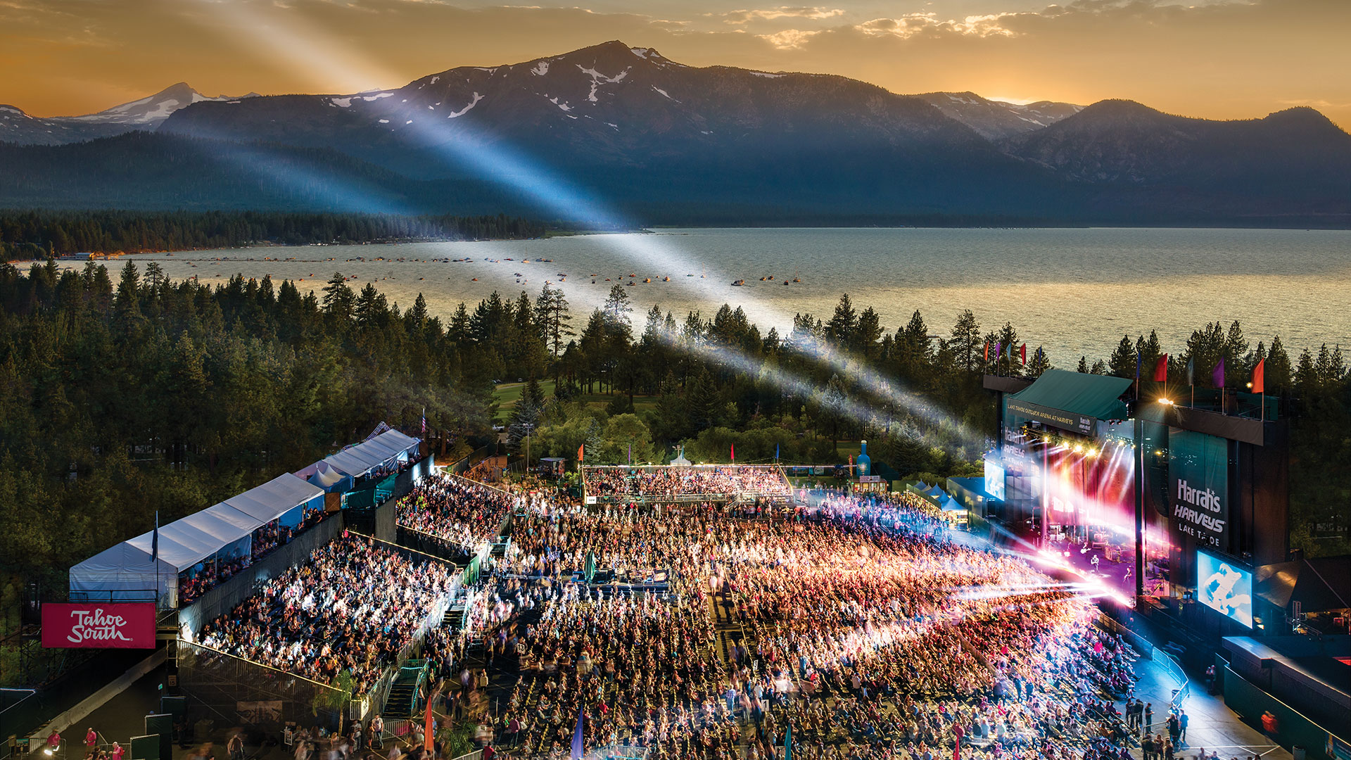 Lake Tahoe Outdoor Arena at Harvey’s in Stateline, Nevada