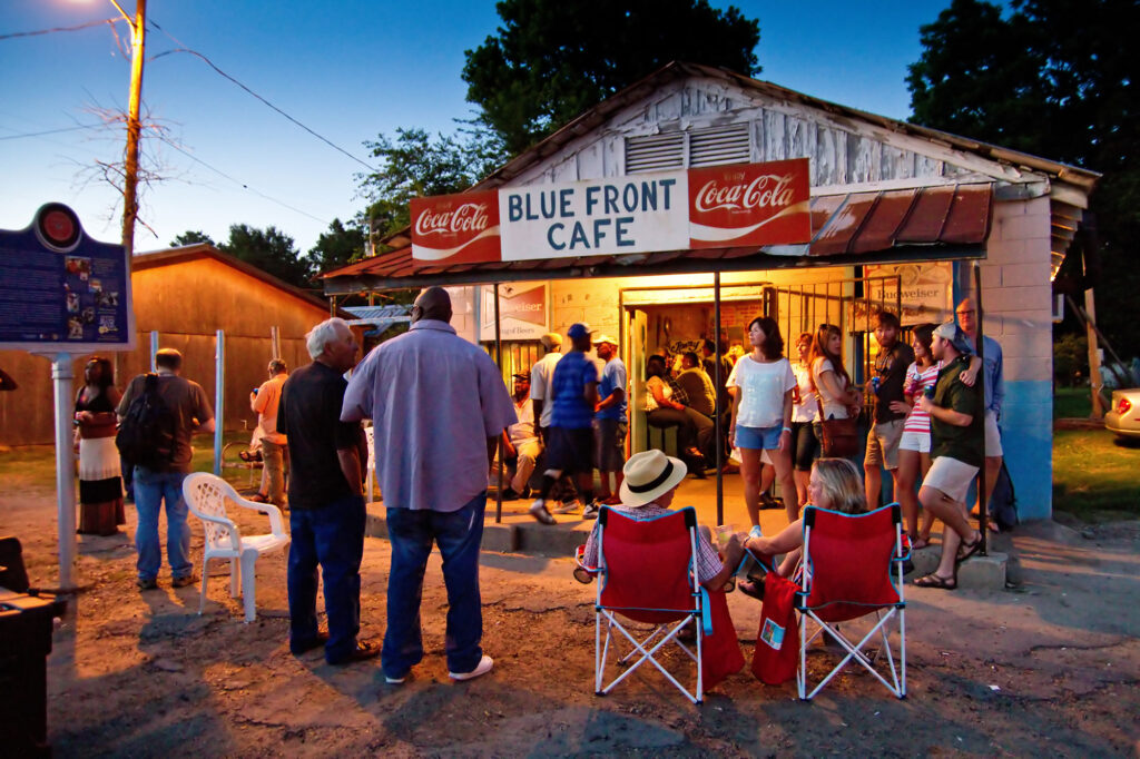 The Blue Front Cafe in Bentonia, Mississippi
