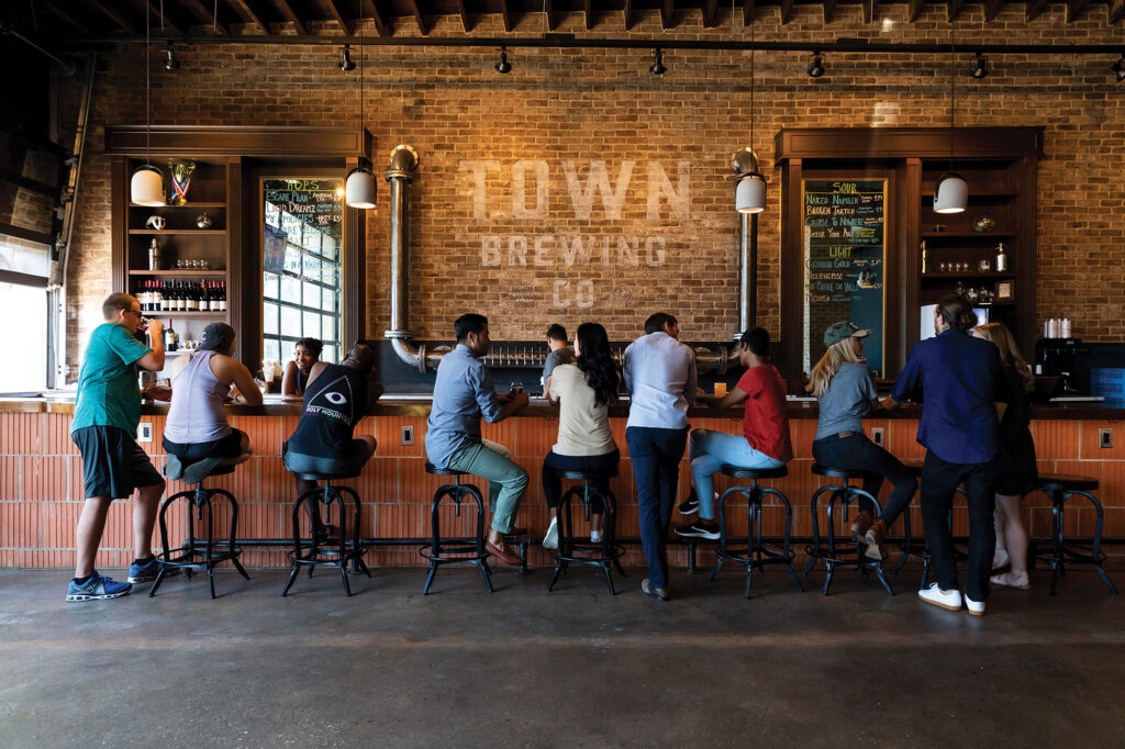 Town Brewery in Charlotte, North Carolina
