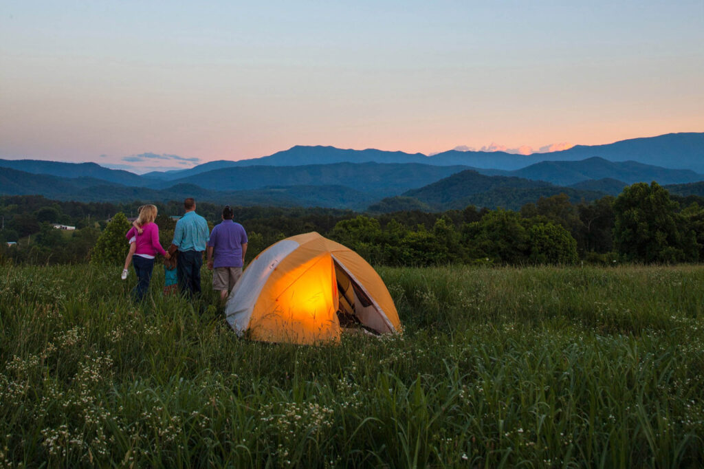 Great Smoky Mountains National Park near Gatlinburg, Tennessee