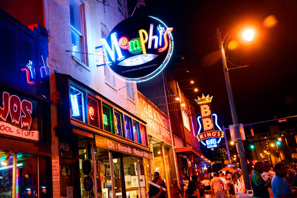 Beale Street in Memphis, Tennessee
Credit: Raphael Tenschert 
