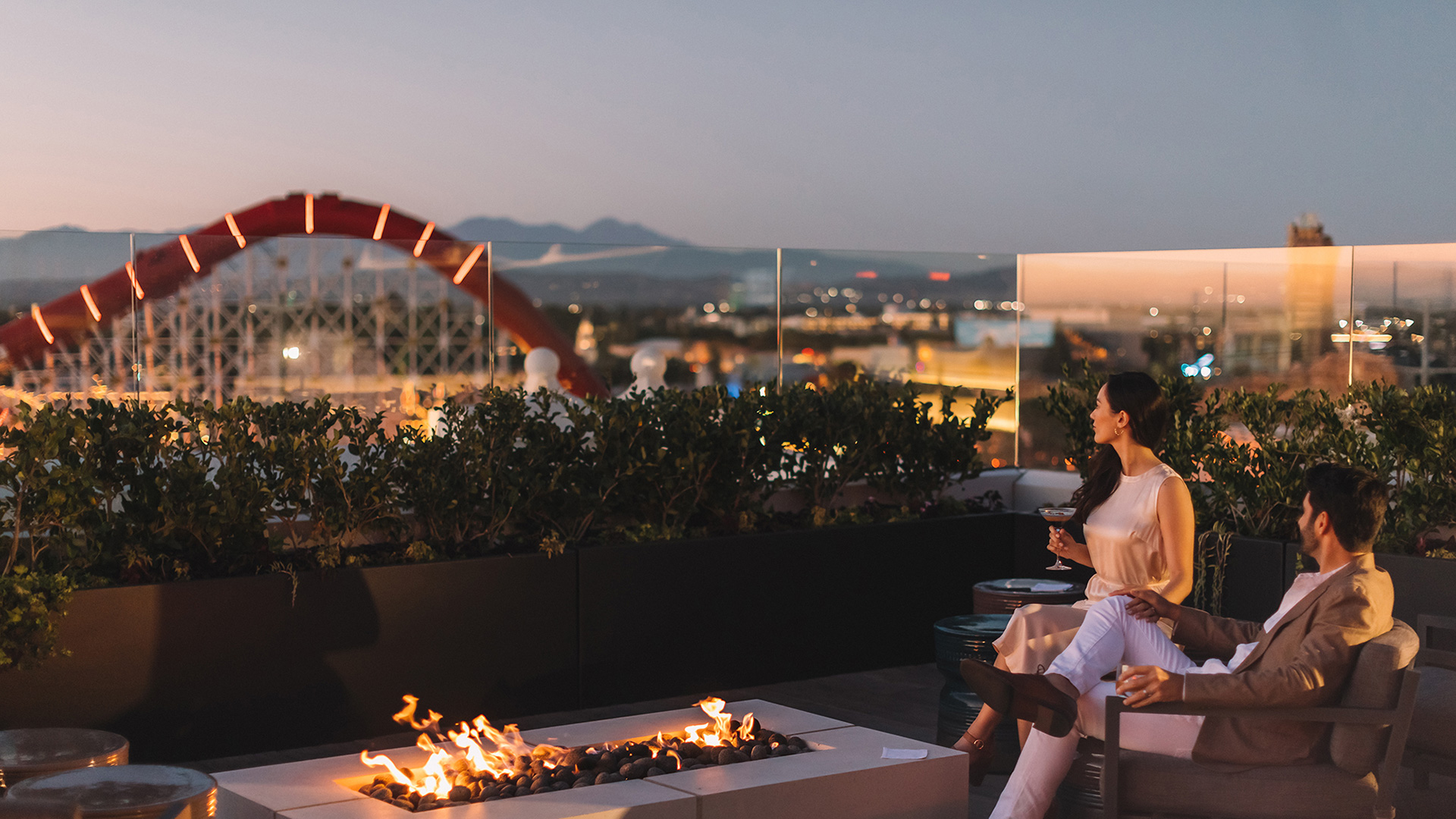 RISE Rooftop Bar in Anaheim, California