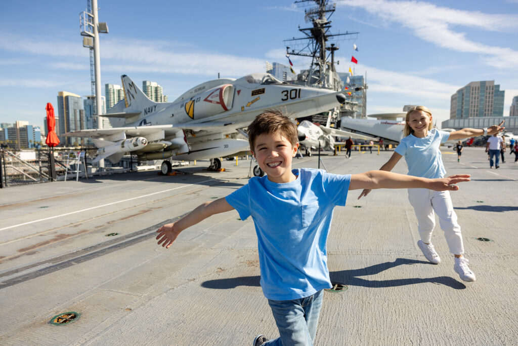 The USS Midway Museum in San Diego, California