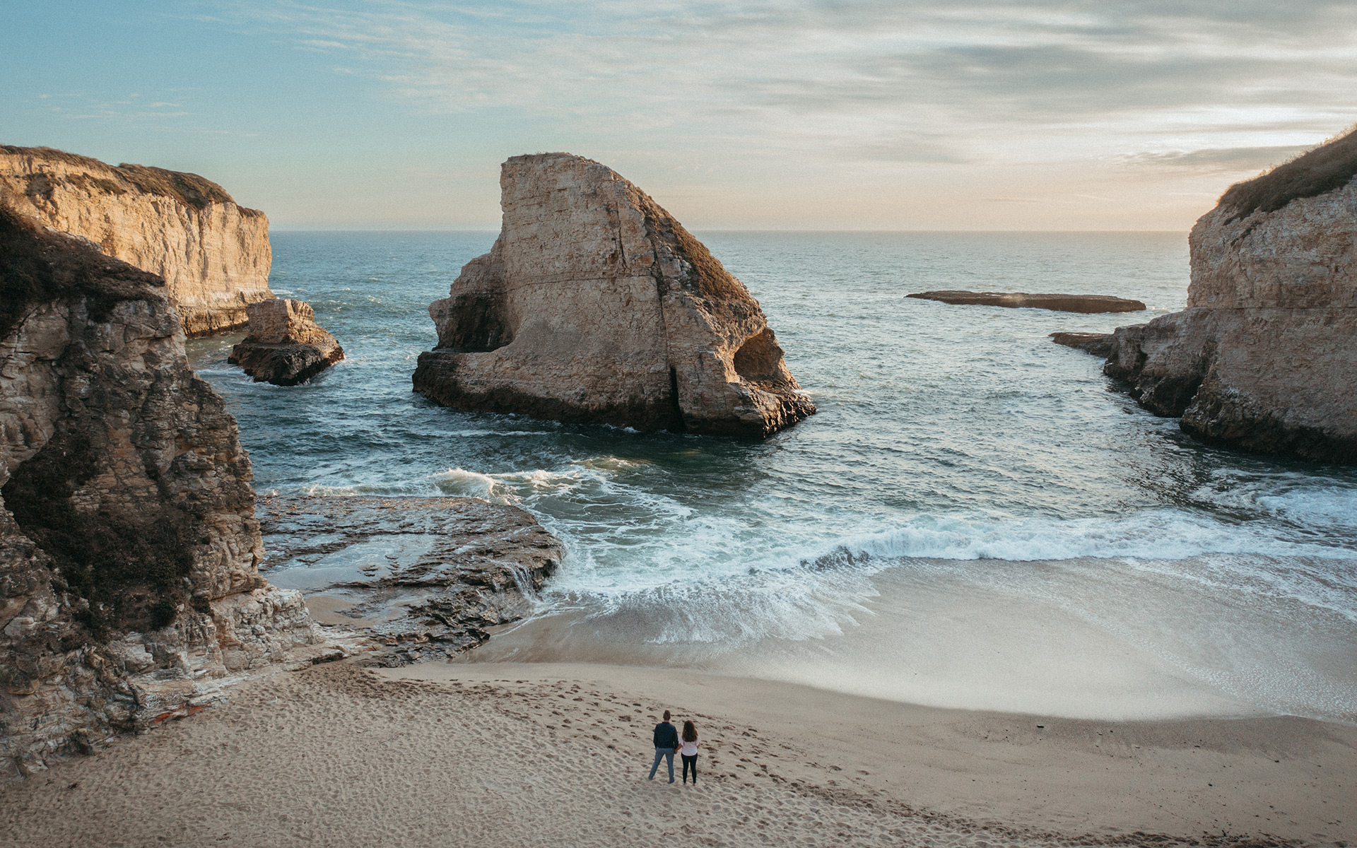 Shark Fin Cove in Santa Cruz, California