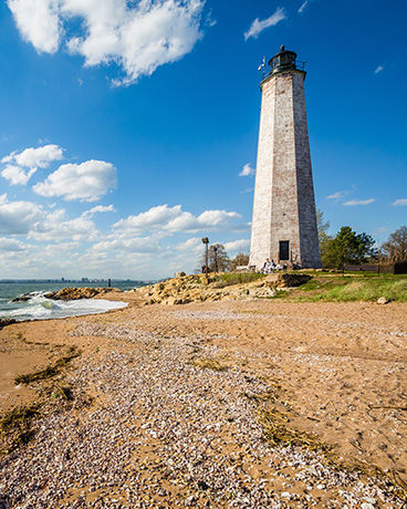 Lighthouse Point Park in New Haven, Connecticut