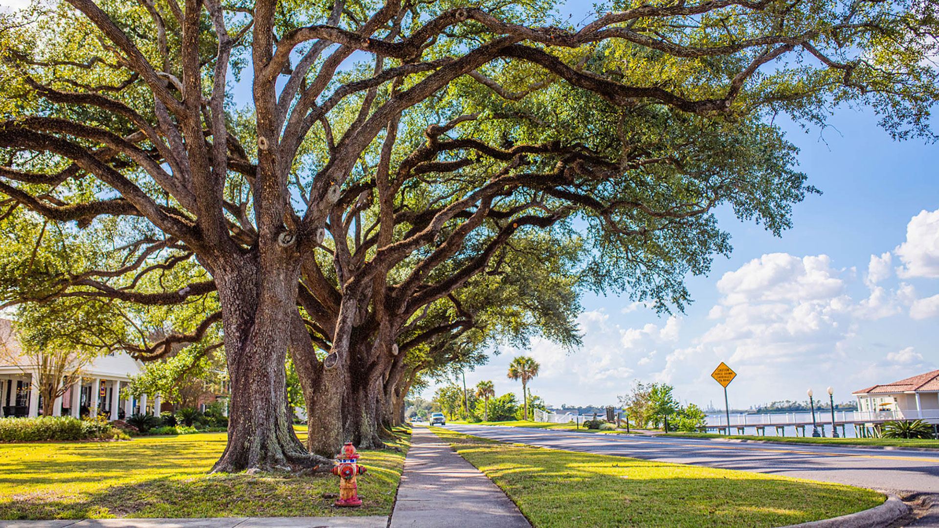 Shell Beach Drive in Downtown Lake Charles, Louisiana