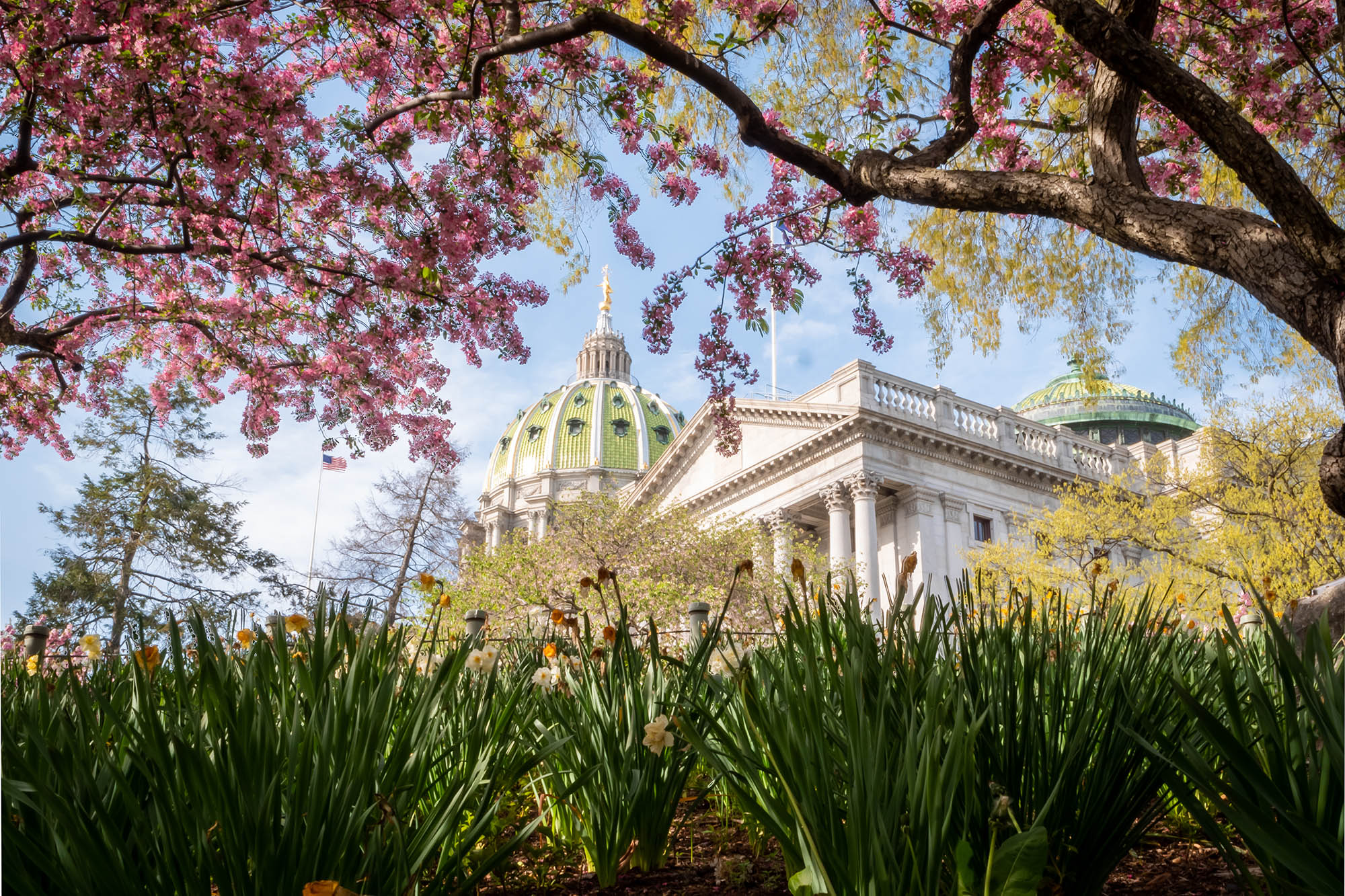 The Pennsylvania State Capitol building in downtown Harrisburg, Pennsylvania. Credit: Visit Hershey & Harrisburg