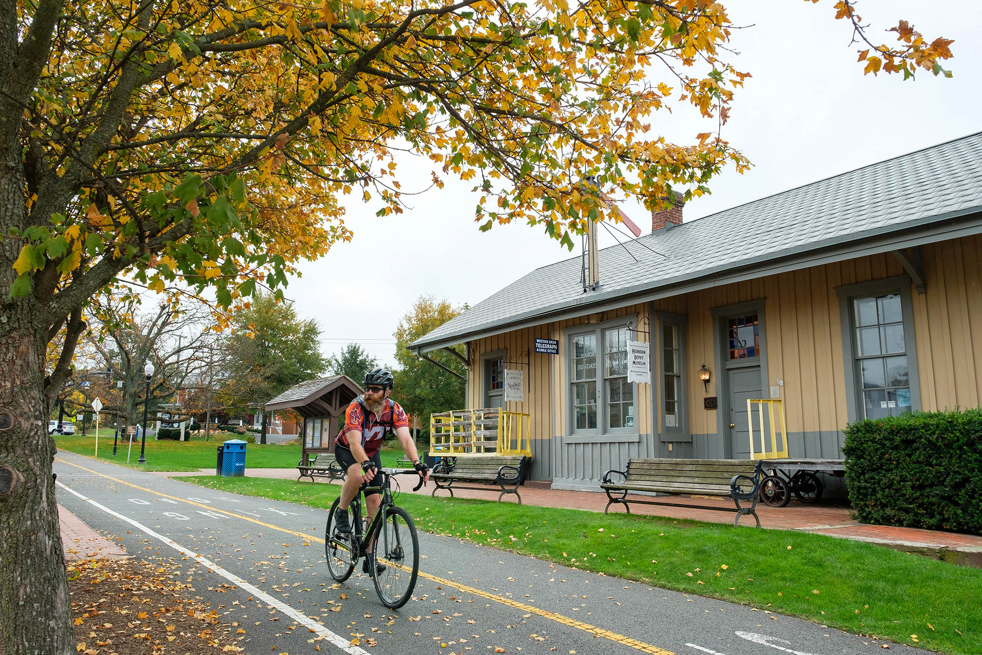 Washington and Old Dominion Railroad in Fairfax County, Virginia