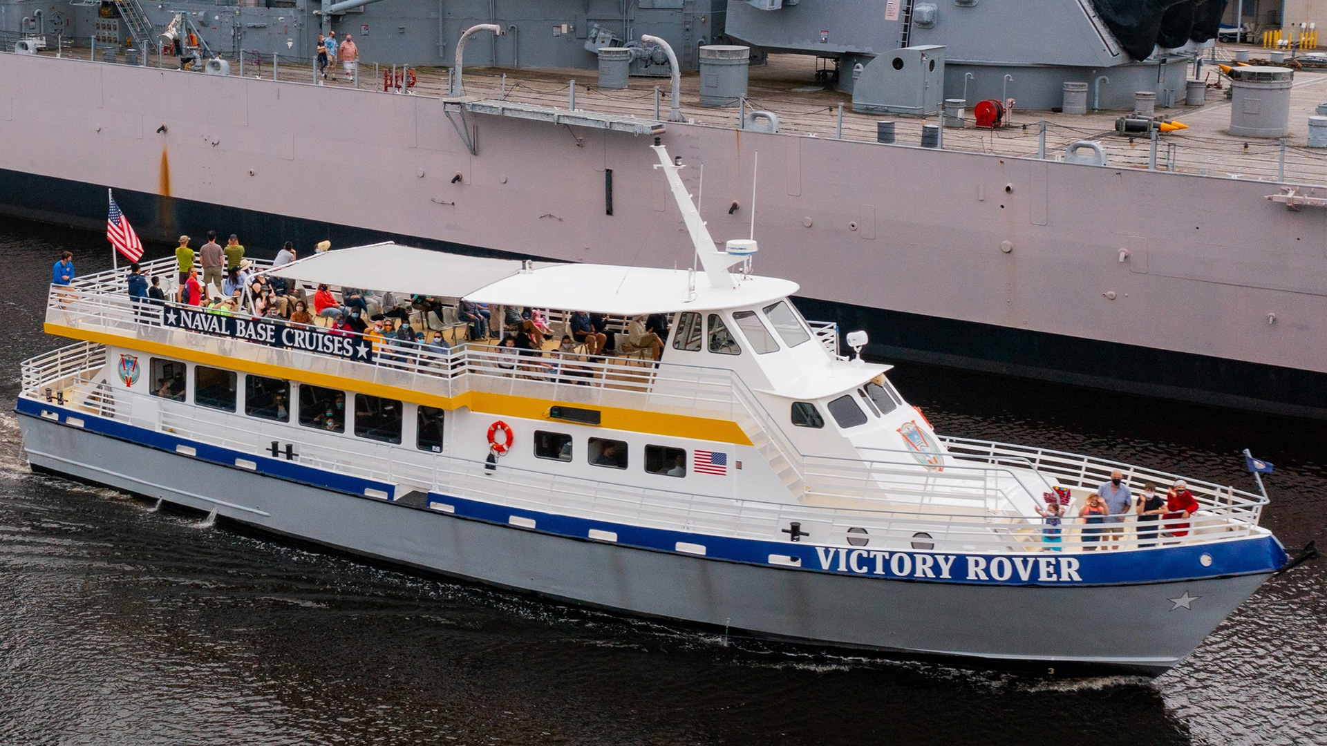 Victory Rover naval base cruise in Norfolk, Virginina