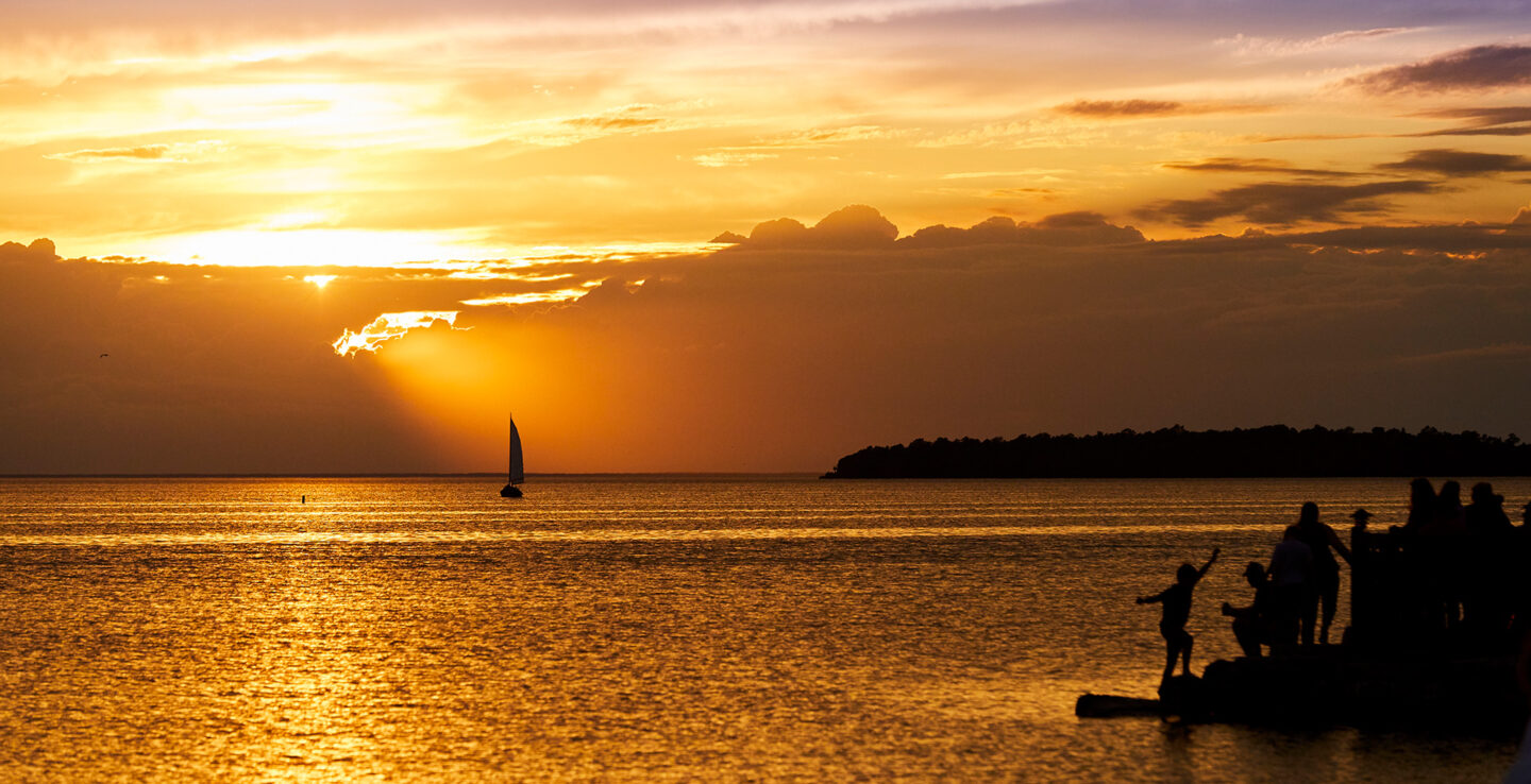 Sunset over Green Bay from Ephraim, Wisconsin