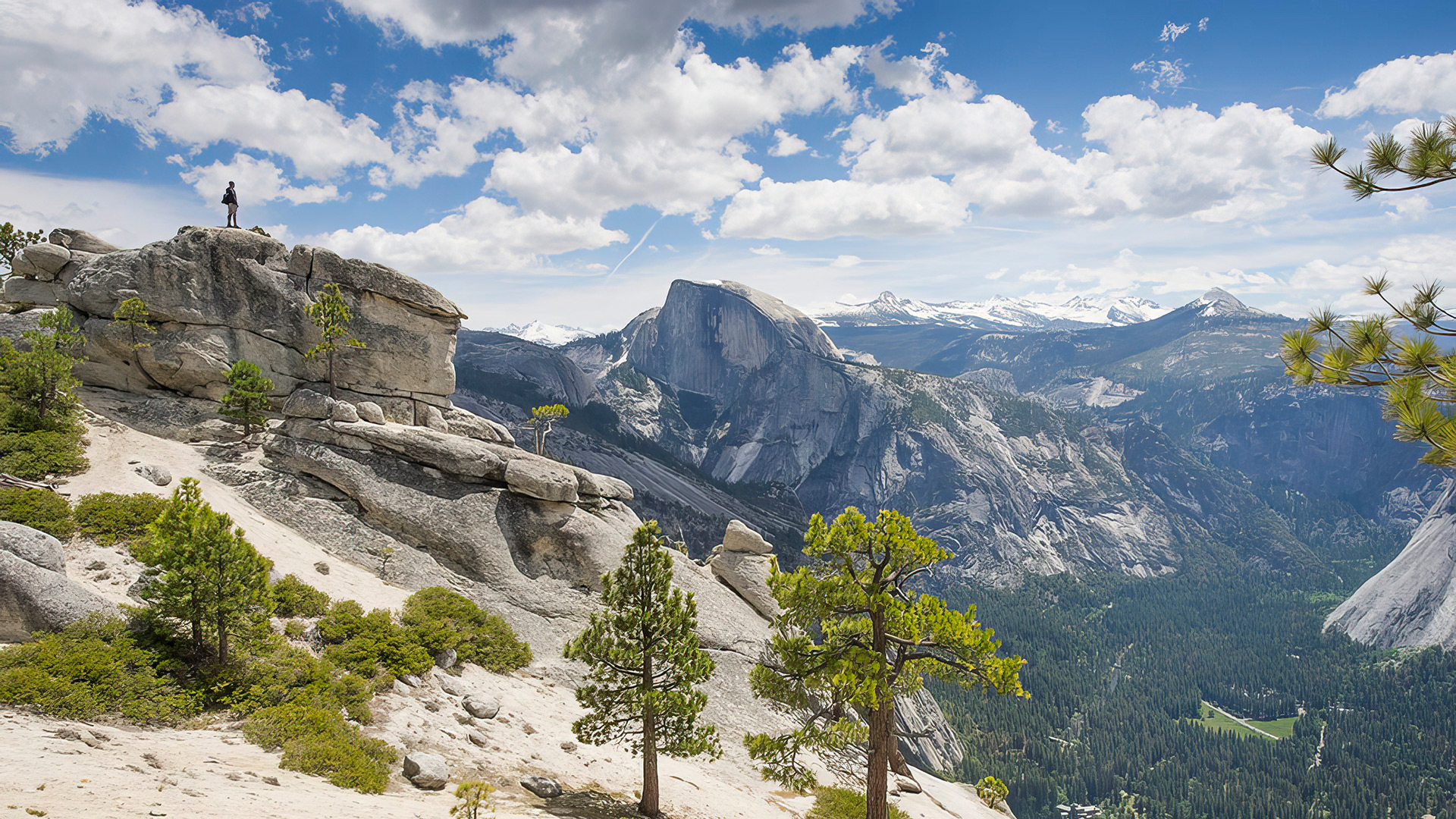 View of Yosemite National Park in California; Credit: Chris Migeon