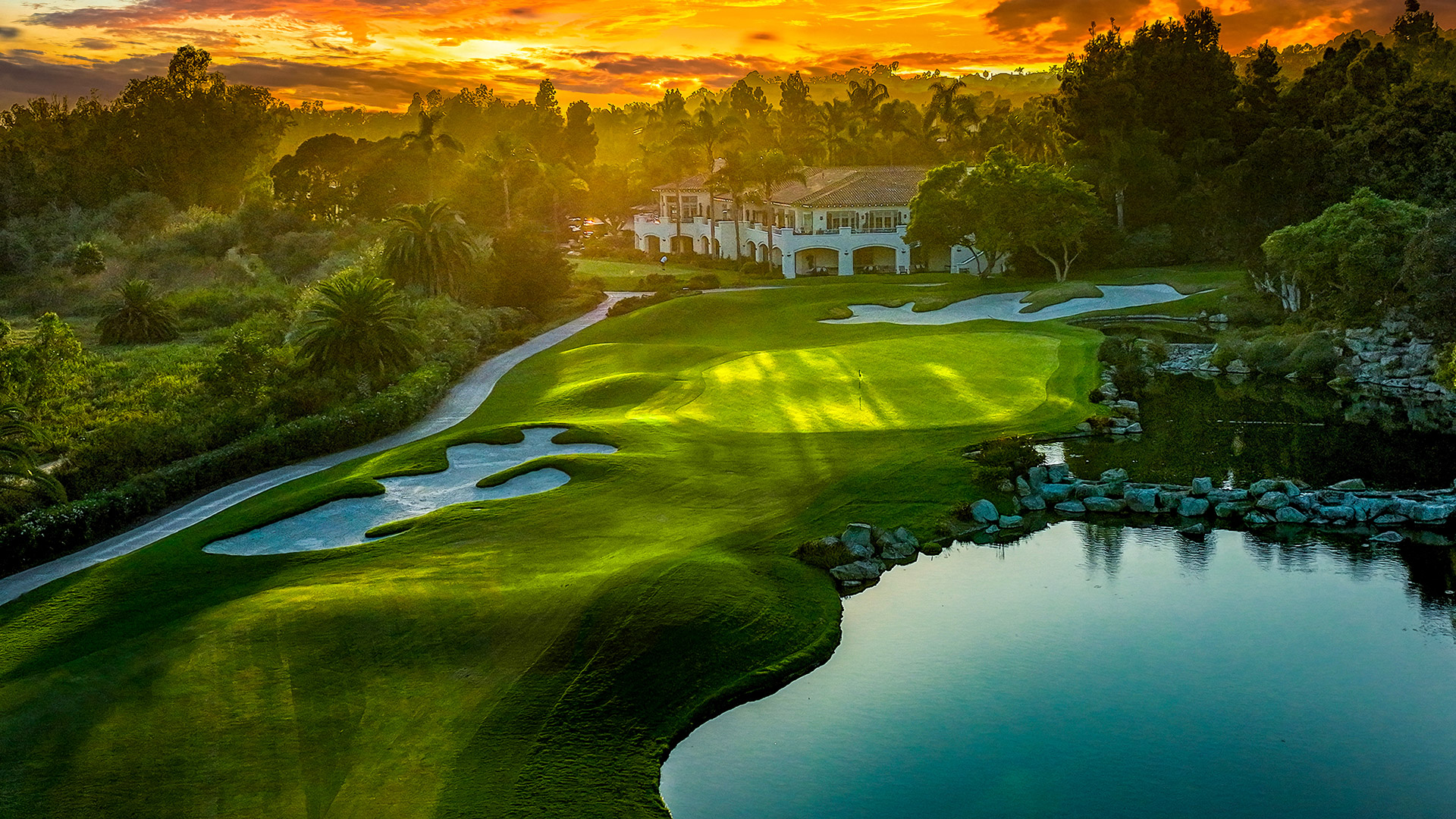Golf course at the Park Hyatt Aviara Resort, Golf Club & Spa in Carlsbad, California