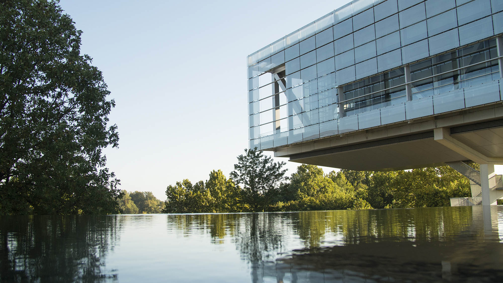 The William J. Clinton Presidential Center and Park in Little Rock, Arkansas
