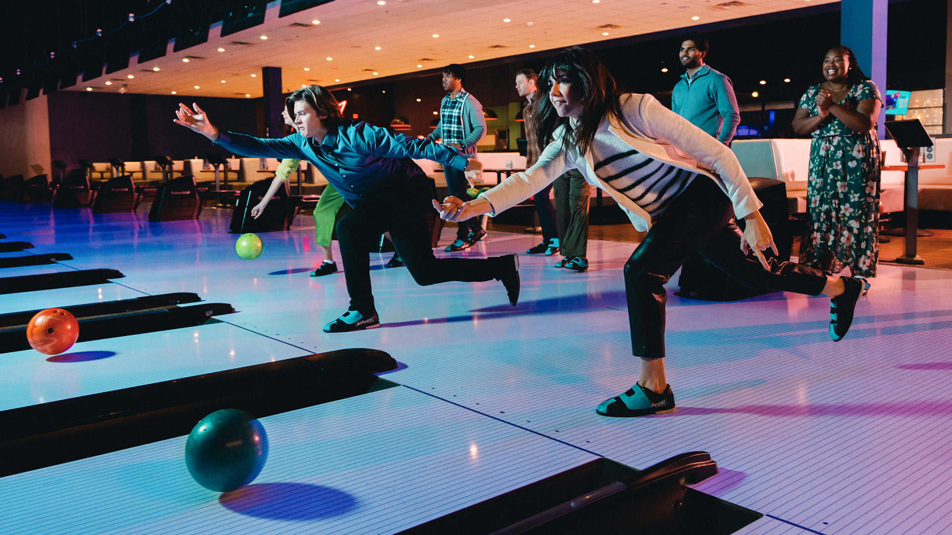 Bowling at the Main Event in Shenandoah, Texas