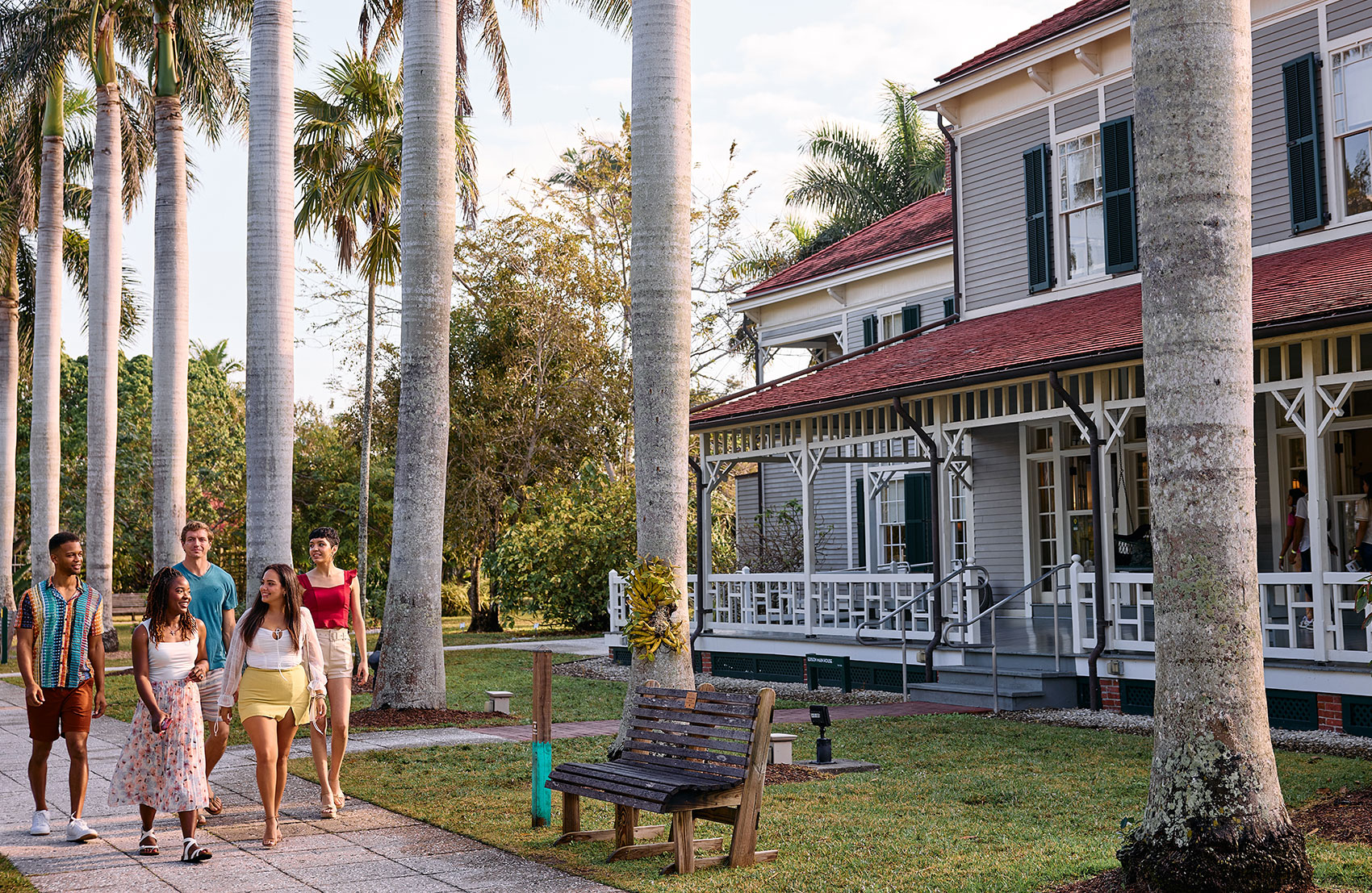 Visitors to the Edison and Ford Winter Estates in Fort Myers, Florida; Credit: Visit Fort Myers