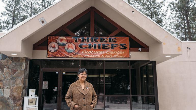 Three Chiefs Culture Center in Pablo; Credit: Montana Department of Commerce, visitmt.com