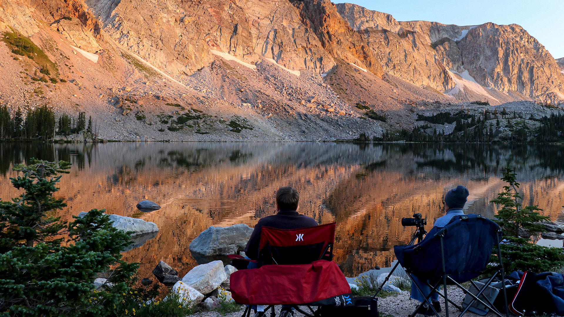 Lake Marie at Medicine Bow National Forest in Carbon County, Wyoming
