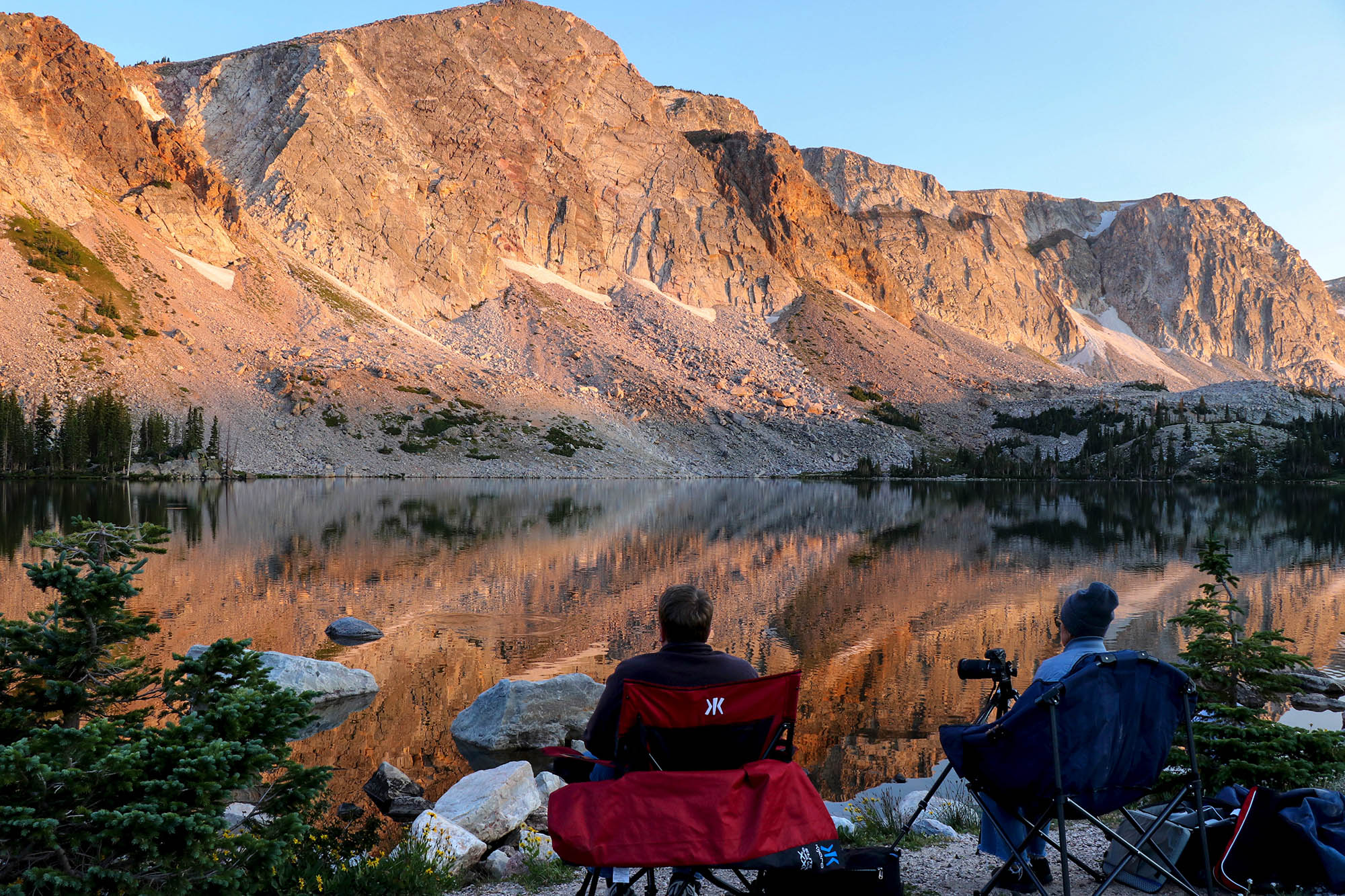 Lake Marie at Medicine Bow National Forest in Carbon County, Wyoming