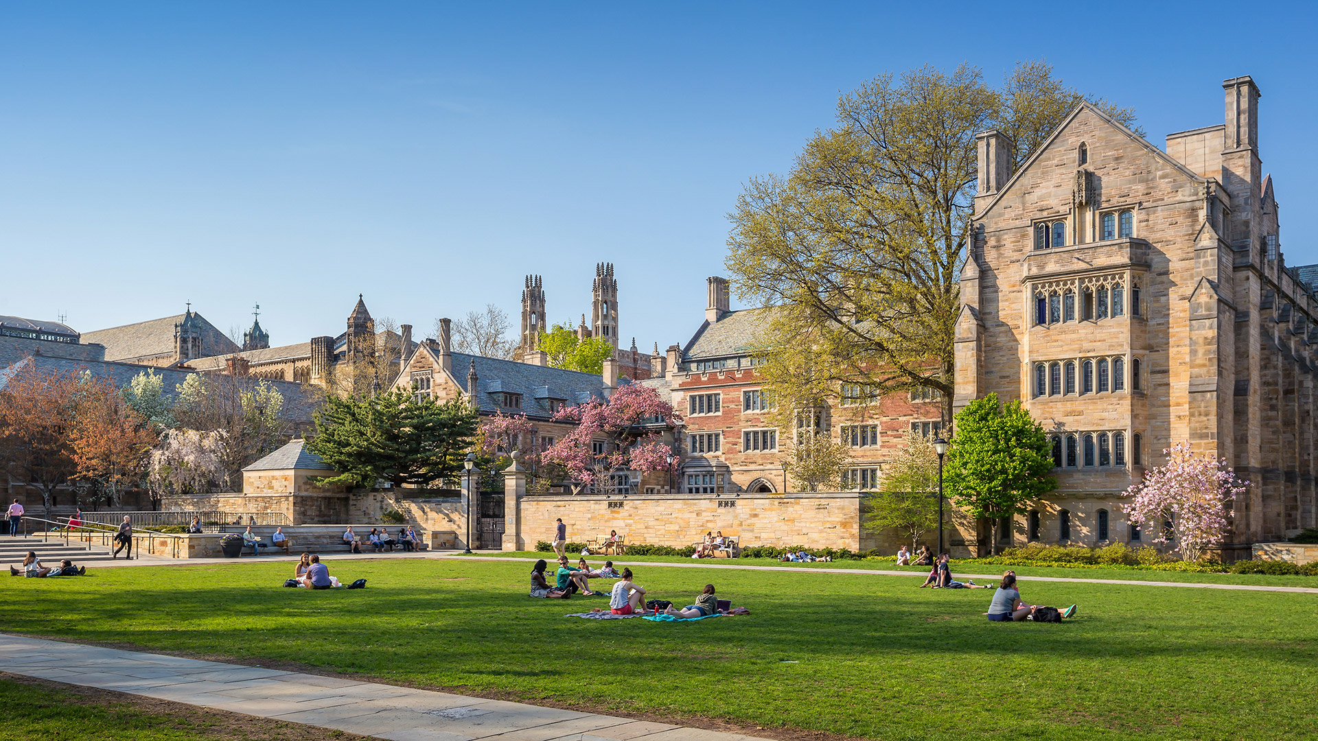 Campus of Yale University in New Haven, Connecticut