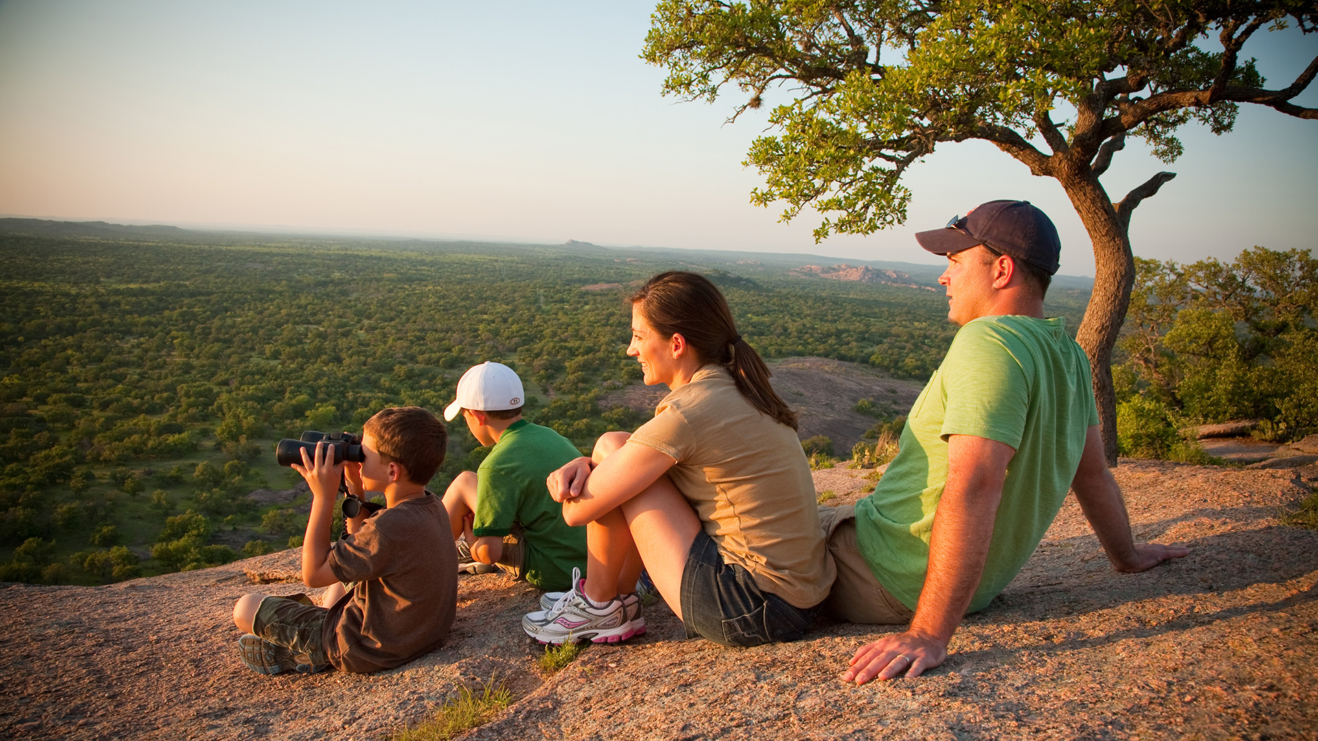 Enchanted Rock in Fredericksburg, Texas; Credit: Steve Rawls