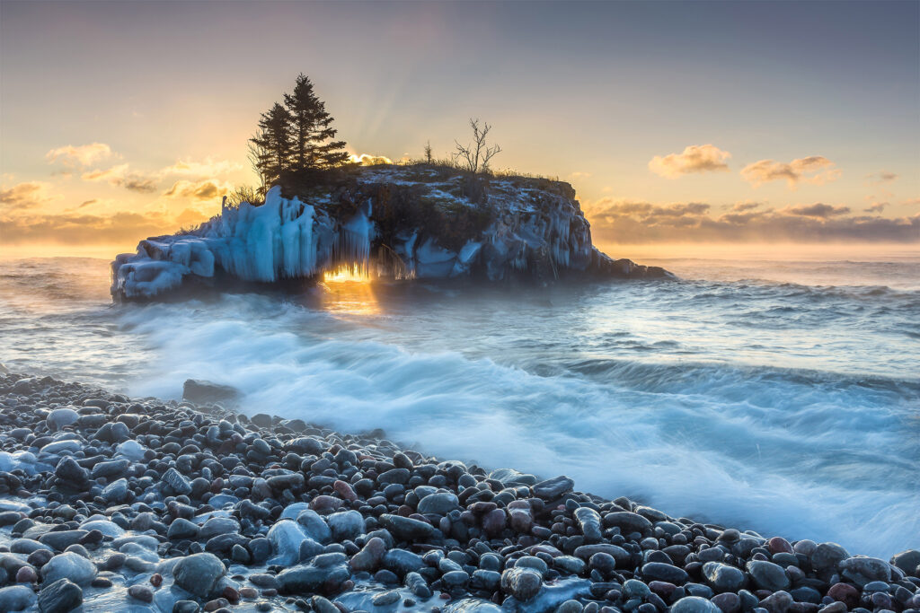 Hollow Rock in Grand Portage National Monument, Minnesota; Credit: Travel Marquette
