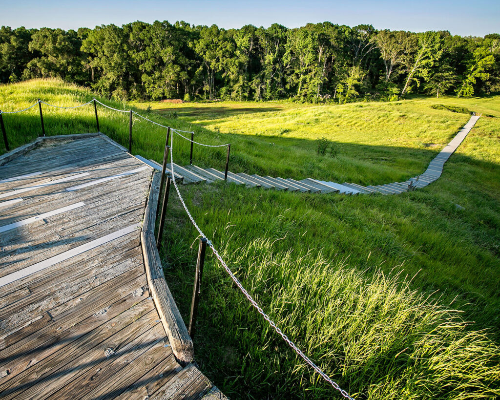 View of Poverty Point in Louisiana