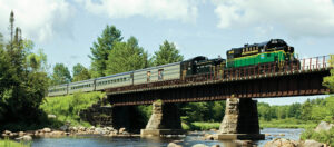 Touring the Central New York countryside on the Adirondack Scenic Railroad