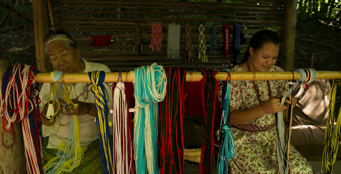 Oconaluftee Indian Village in Cherokee, North Carolina