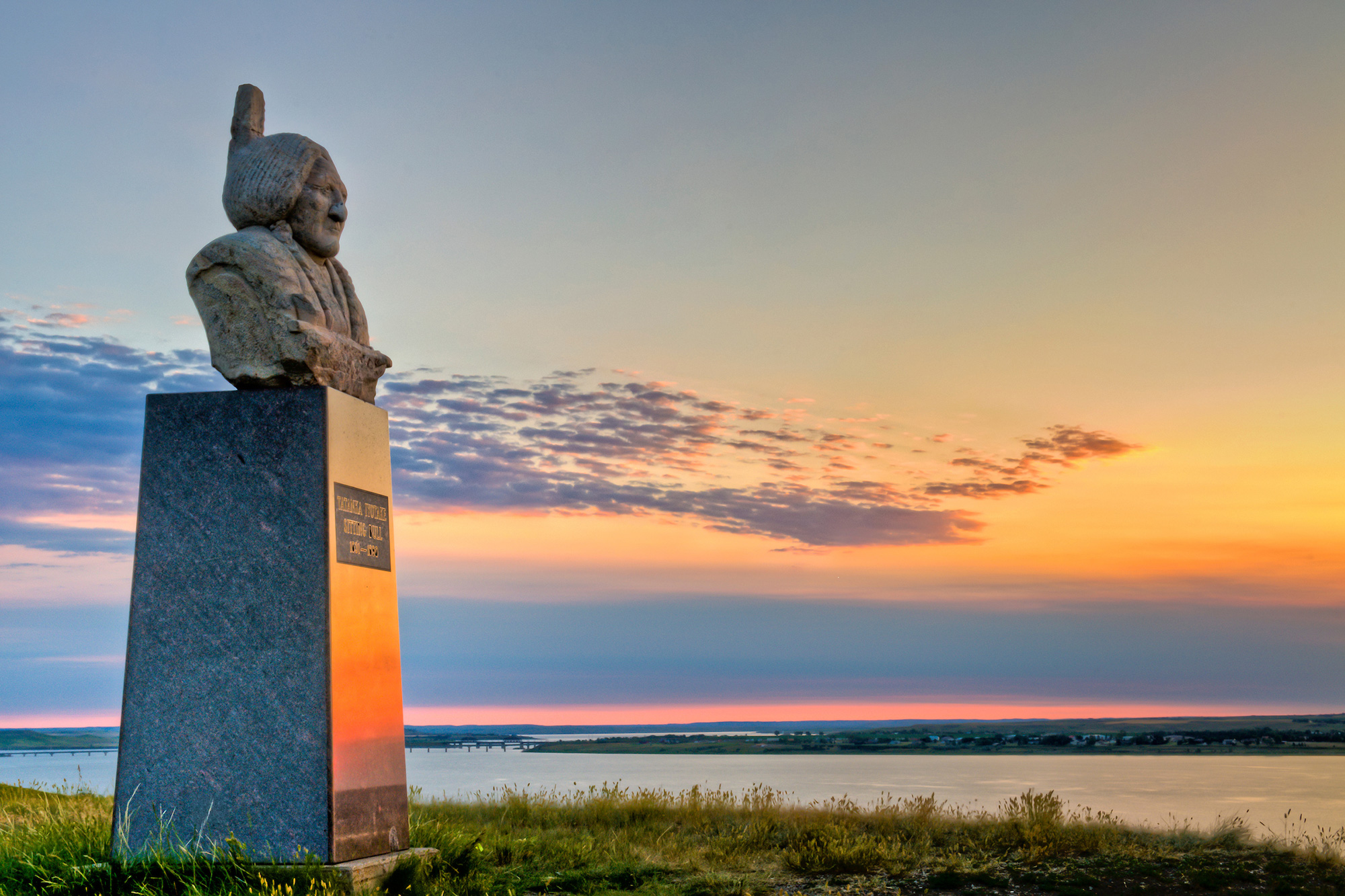 Sitting Bull Monument in Mobridge, South Dakota