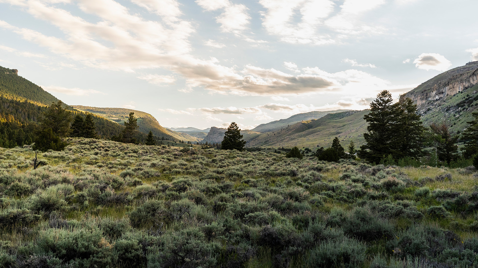 Sinks Canyon State Park in Wind River Country, Wyoming; Credit: Katie Boue