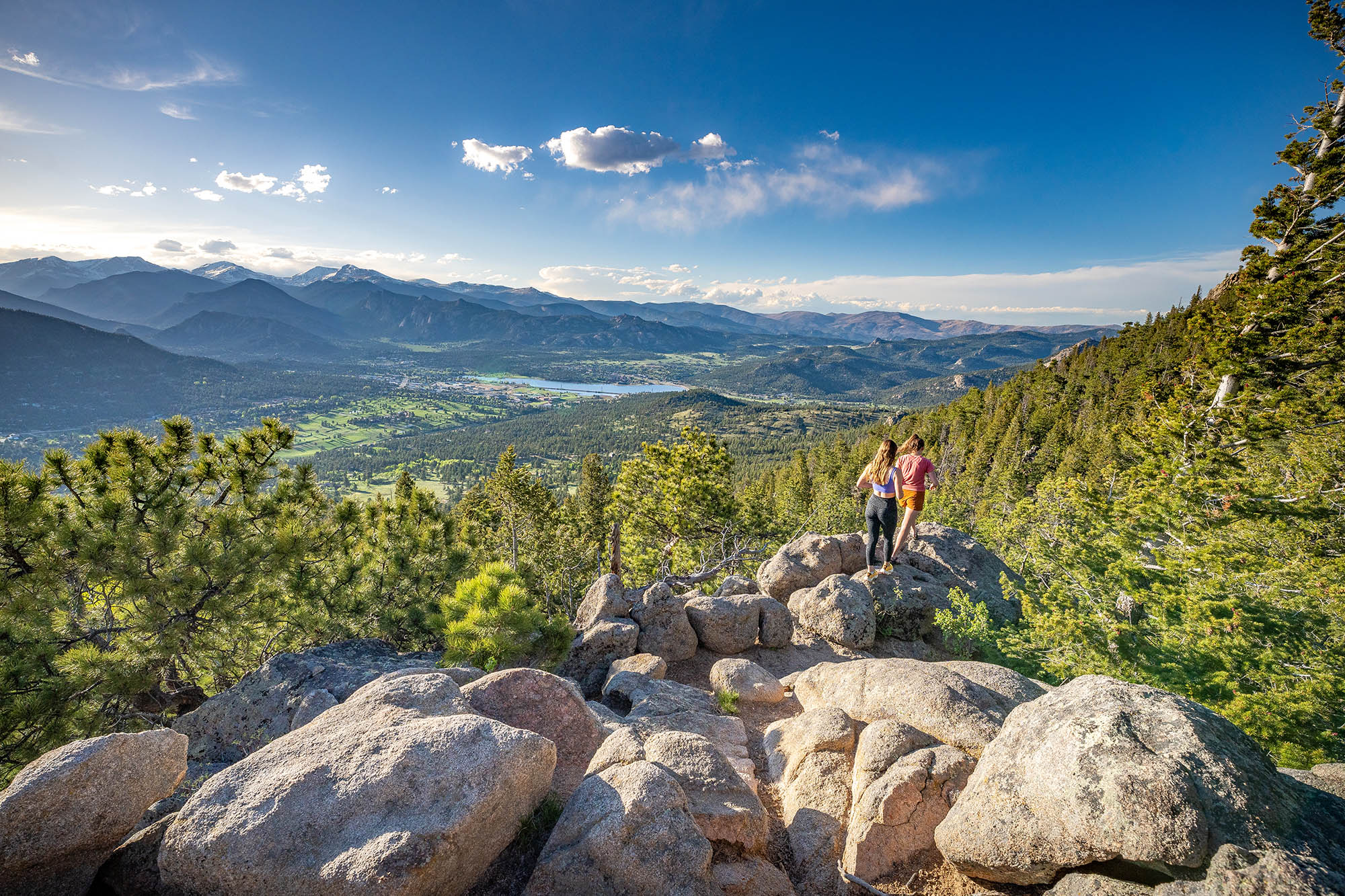 topping to enjoy the view in Estes Park, Colorado; Credit: John Berry/Visit Estes Park