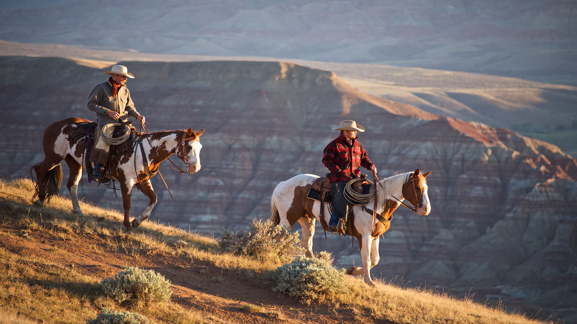 Horseback ride near Dubois in Wind River Country, Wyoming; Credit: Gary Kunis