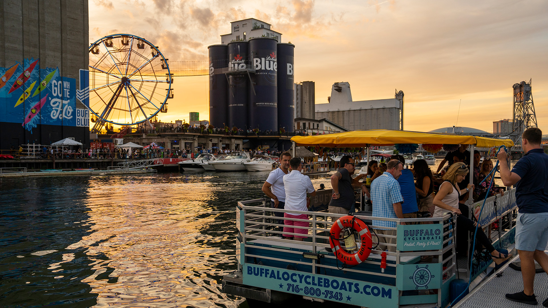 Buffalo Cycleboats in Buffalo, New York; Credit: Grant Taylor