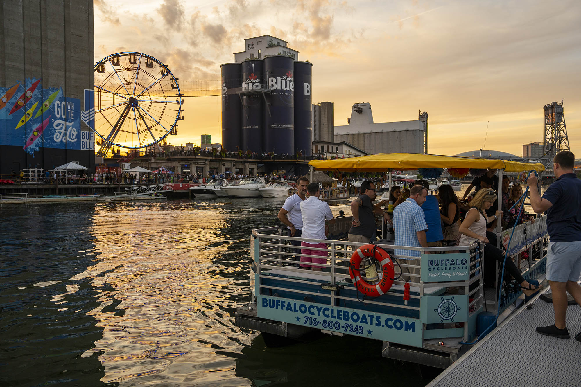 Buffalo Cycleboats in Buffalo, New York; Credit: Grant Taylor
