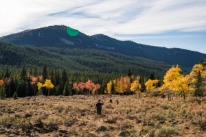 Hiking in Bighorn National Forest near Sheridan, Wyoming; Credit: Sheridan Travel & Tourism
