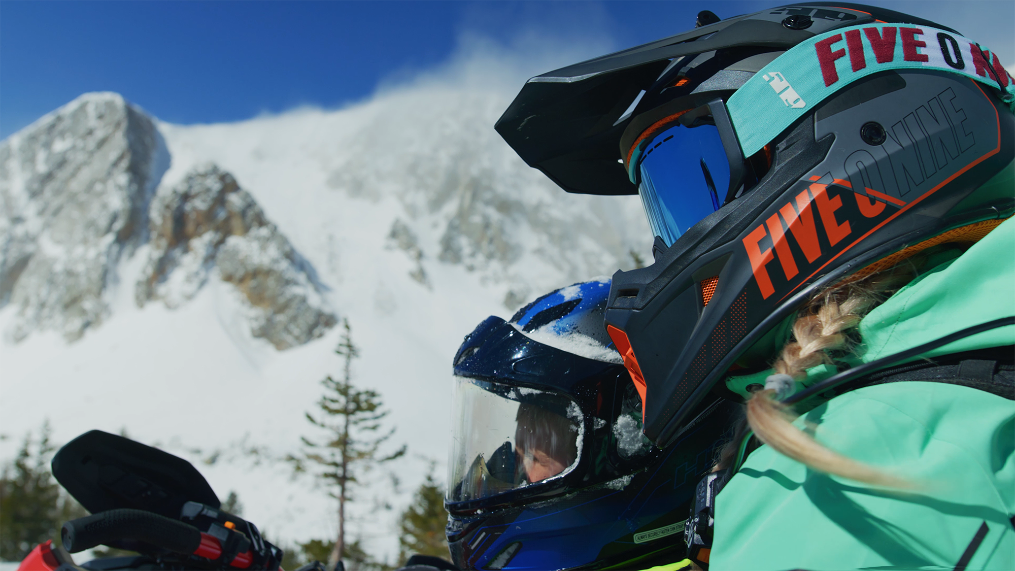 Snowmobiling in Laramie, Wyoming; Credit: Aharon Bram