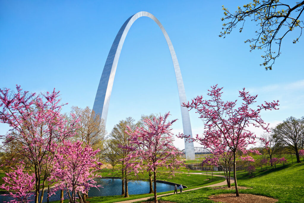 Gateway Arch in St. Louis, Missouri