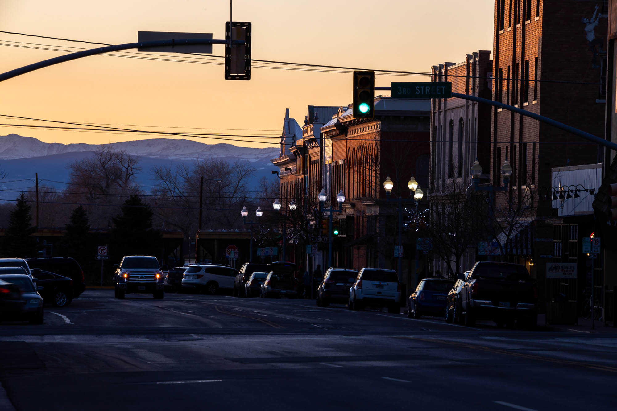 View of Downtown Laramie, Wyoming; Credit: Sara Haugen

