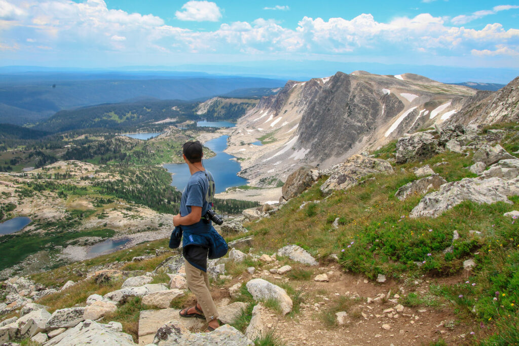 Medicine Bow Peak in the Snowy Range Mountains, Wyoming