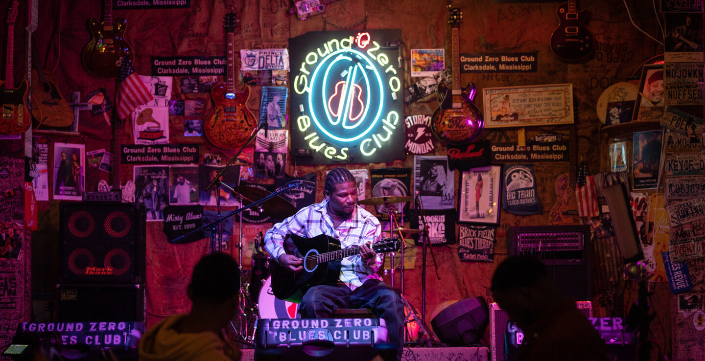 Ground Zero Blues Club in Clarksdale, Mississippi; Credit: Visit Mississippi