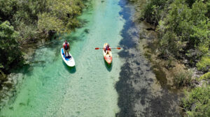 Kayaking on the Weeki Wachee River in Hernando County, Florida; Credit: Florida’s Adventure Coast Visitors Bureau