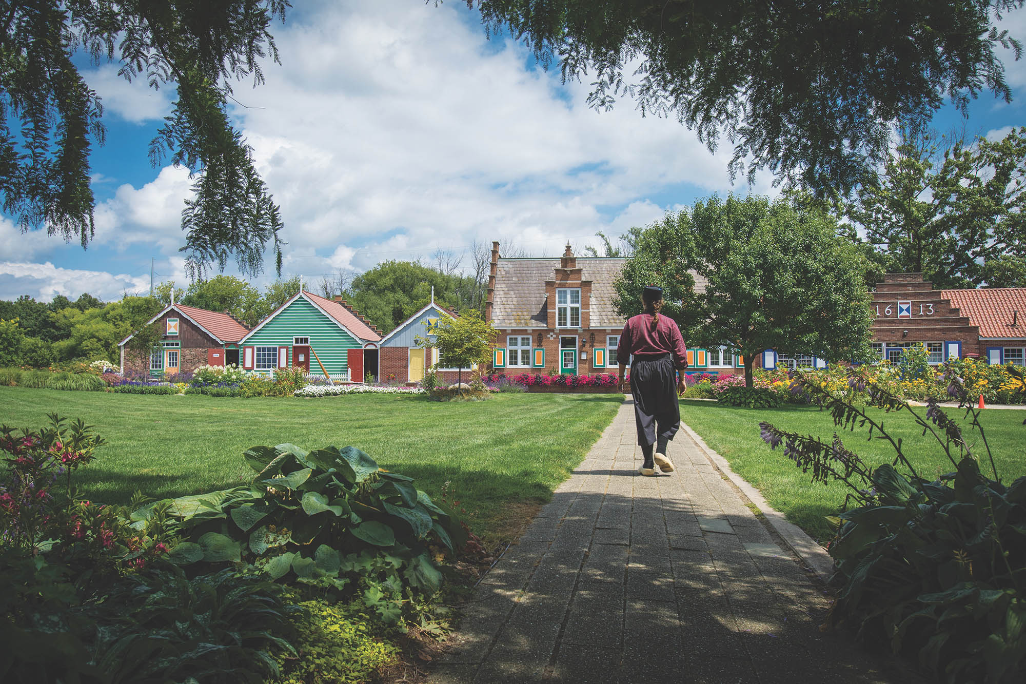 Windmill Island Gardens in Holland, Michigan; Credit: Holland CVB