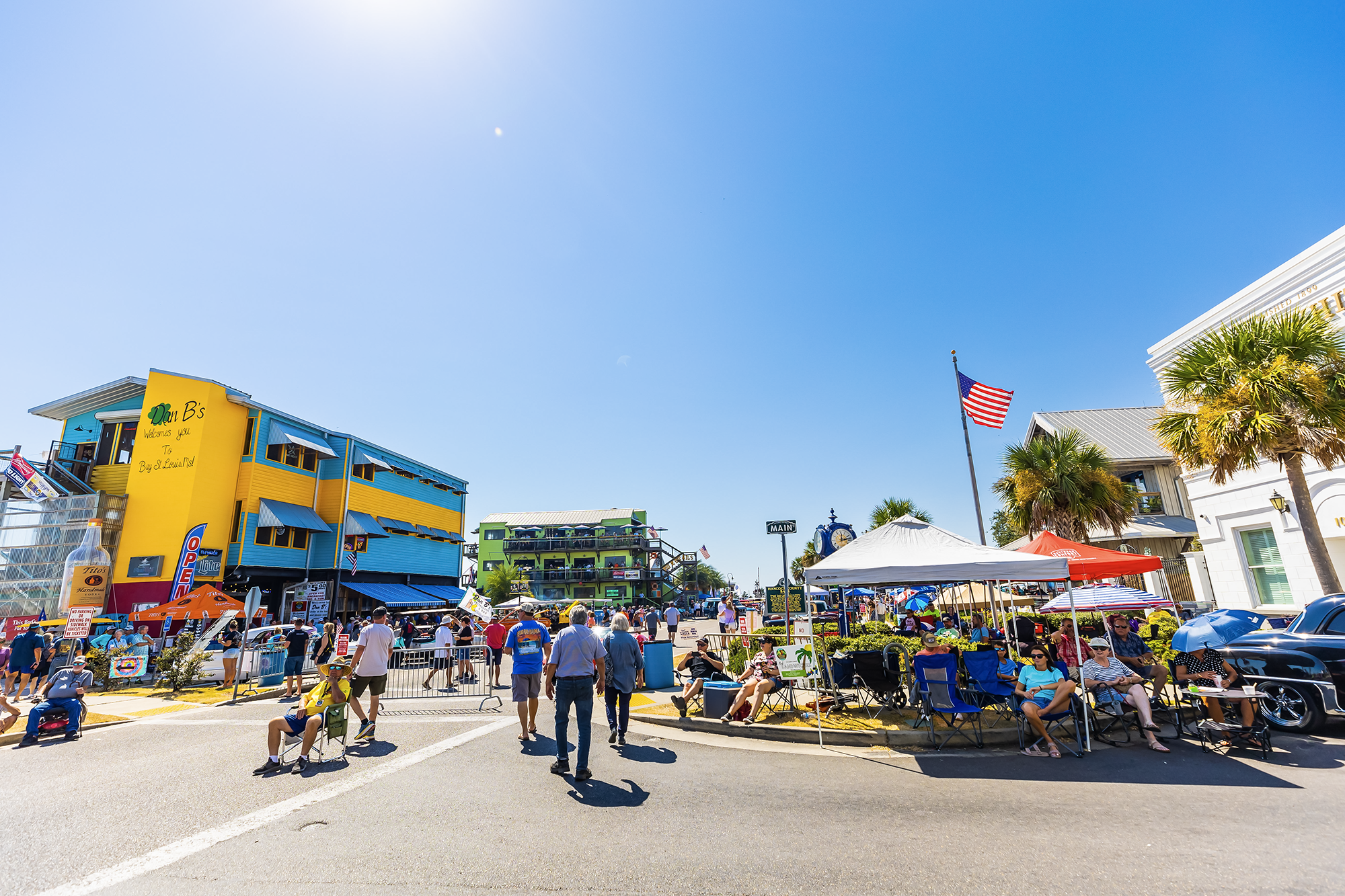 Street view in Bay St. Louis, Mississippi; Credit: Coastal Mississippi