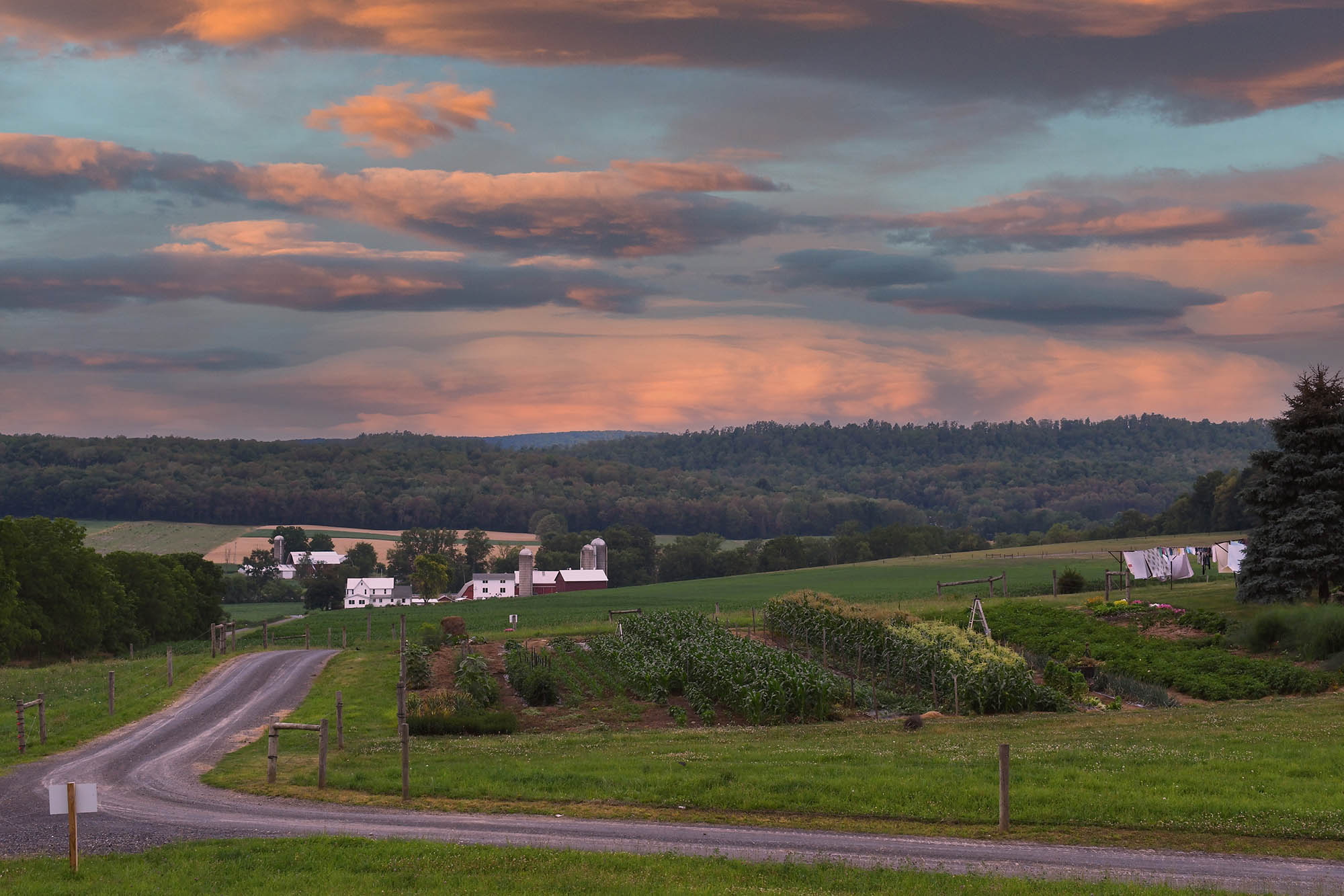 View of Nittany Valley and Goot Essa Cheese Shop in Hublersburg, Pennsylvania; Credit: Nichole Yatta