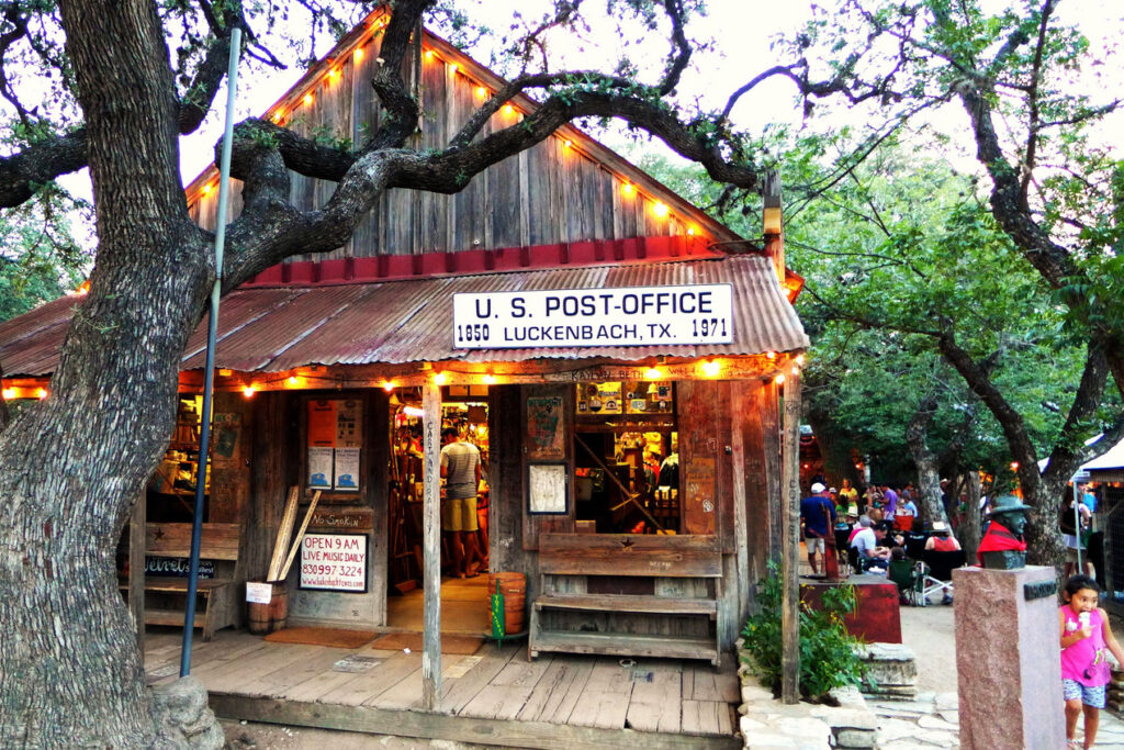 Luckenbach Post Office in Fredericksburg, Texas; Credit: Julia Ermlich
