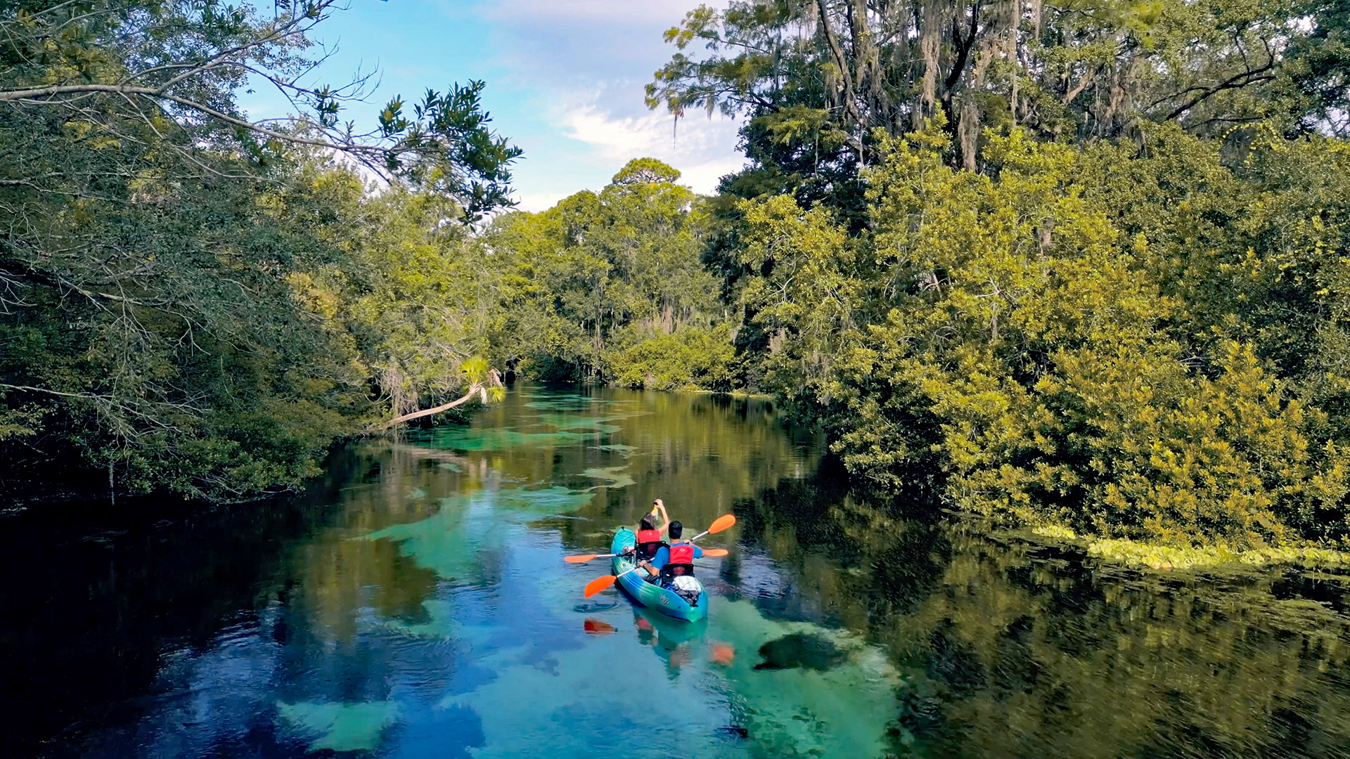 Weeki Wachee River in Hernando County, Florida